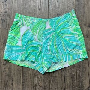Lilly Pulitzer Jeannie Shorts Sheen Fronds | 0